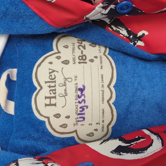 Hatley toddler lined rain jacket - Picture 2 of 5